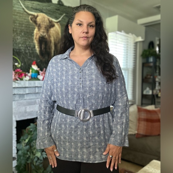 Bob Timberlake Chambray Tunic - Picture 1 of 5